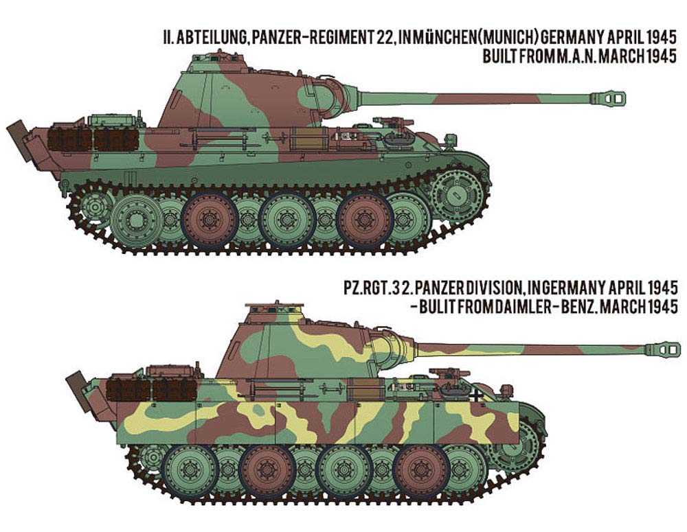 Academy German Panther G Late Production Plastic Model 13523 1/35 Ausf.