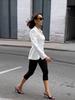 2025 European & American Autumn Women's U-Neck Slimming Waist Small Suit Jacket