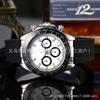 שעון קוורץ Laojia Daytona שלוש עיניים שש מחוגים רצועת פלדה עדינה סרט דבק מוצרי שעון