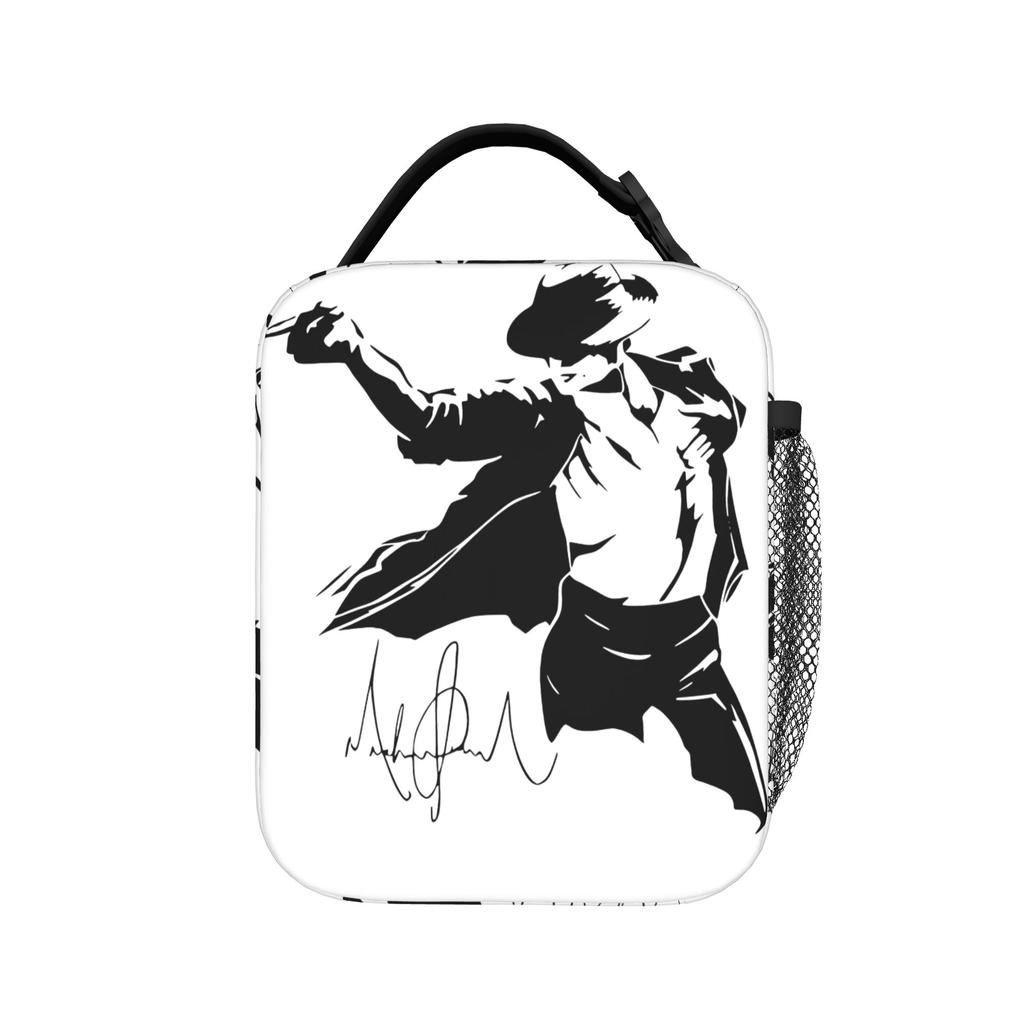 MJ king of pop Insulated Lunch Bags Leakproof Meal Container Thermal Bag Lunch Box Tote Beach Outdoor Food Handbags