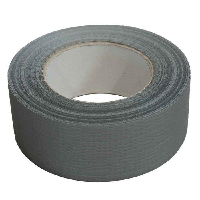 TECPLAST Šedá americká textilní lepicí páska 175µ - lepicí role 48 mm x 50 m pro spoje a opravy