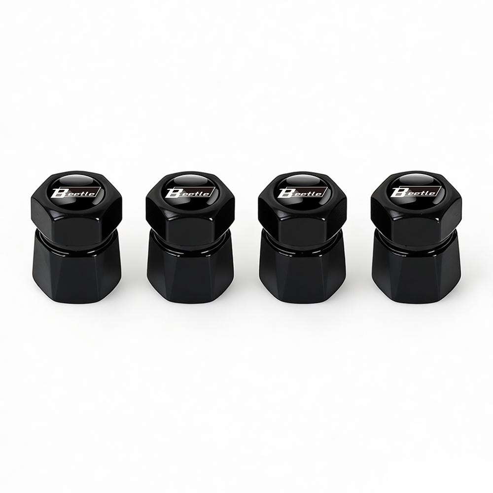 For Volkswagen b44Pcs Aluminum Car Tire Valve Caps Diamond Tyre Valve Airtight Cover Waterproof Dust For VW Jetta Golf EOS GTI Auto Accessories