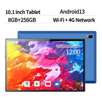 BDF 10,1 Zoll P30 Android 13 Tablet 8GB RAM 256GB ROM 4G Netzwerk 8000mAh Akku