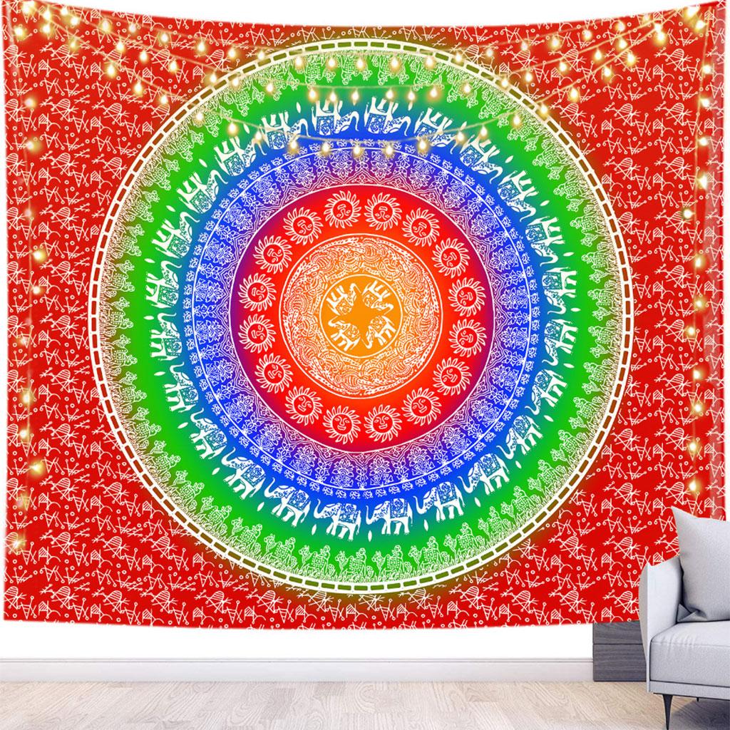 For Teenager's Home Decor Datura Indian Mandala Prints Wall Tapestry