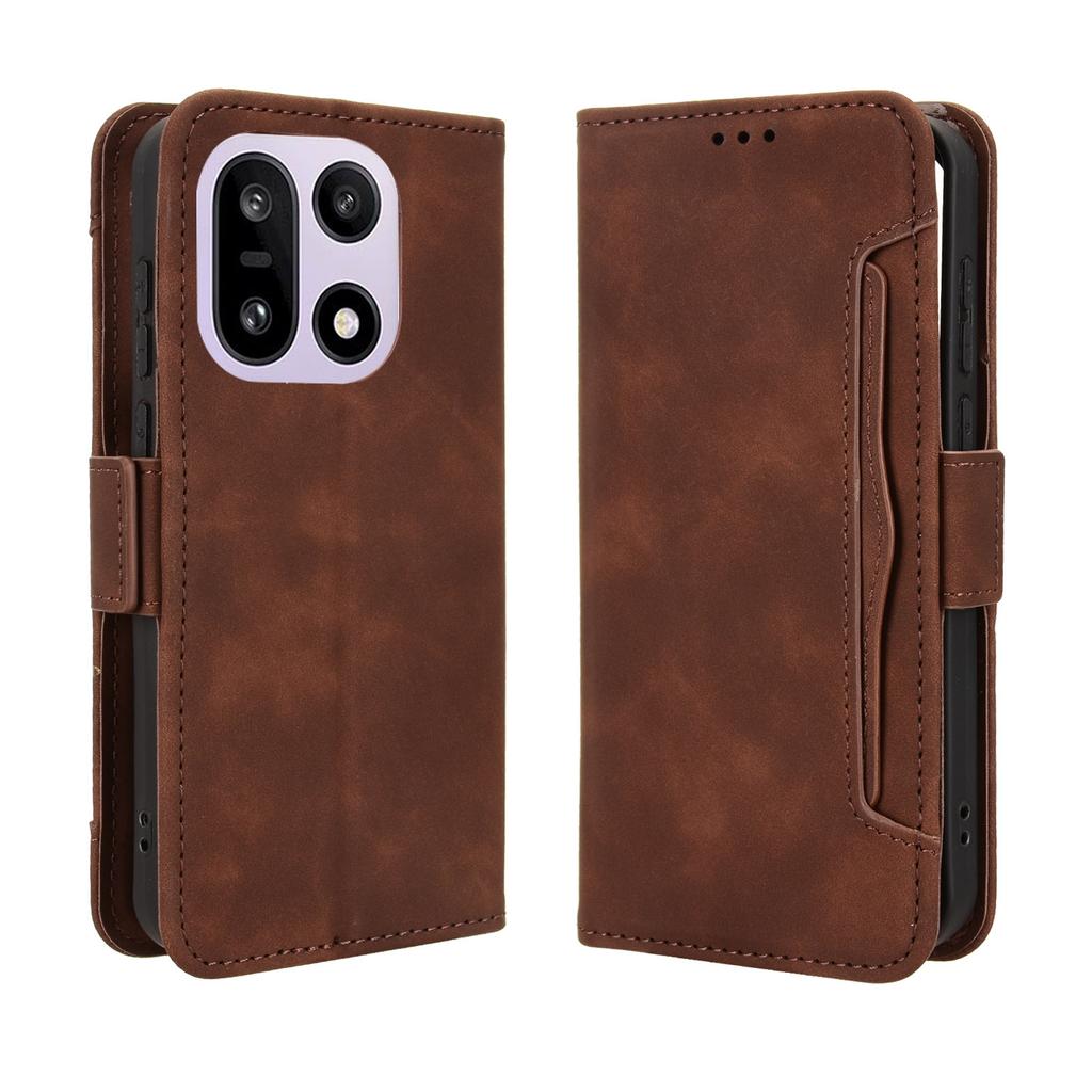 For OnePlus 15 5G Leather Case Phone Wallet Cover with Multiple Card Slots