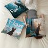 Movie F-Flow Cat Cushion Cover Car Throw Pillow Case For Sofa Car Christmas Gift 40X40Cm 45X45Cm