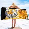 Oversized Beach Towel Pool Towels Microfiber Quick Dry Swim Towel Blanket Large Microfiber Sand Free Beach Towels Tiger Print