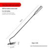 Manganese Steel Weeding Tool: Root Removal, Soil Loosening, Multifunctional Shovel for Gardening and Planting.