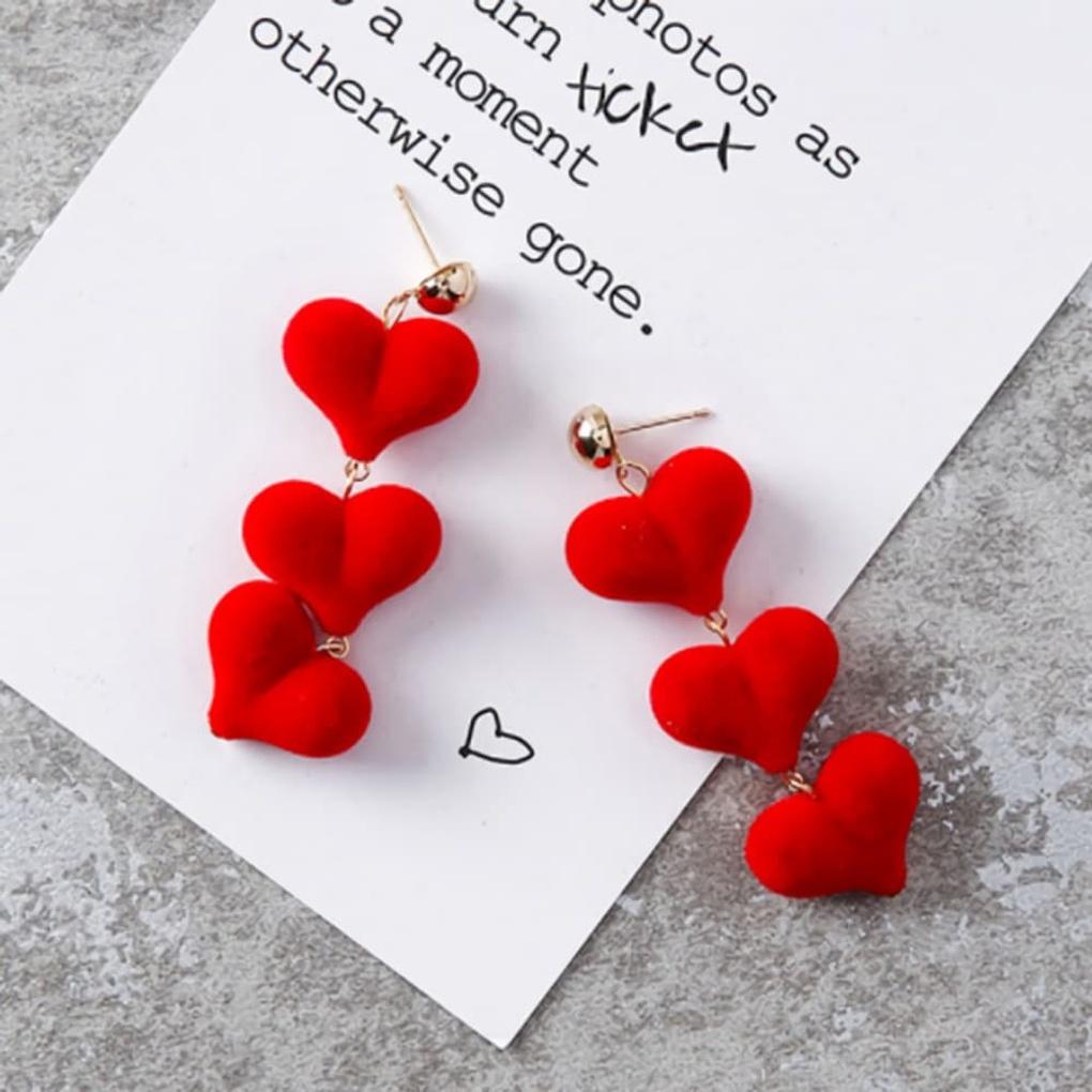 Ohrringe, Kette, einfach täglich, Göttinnenherz