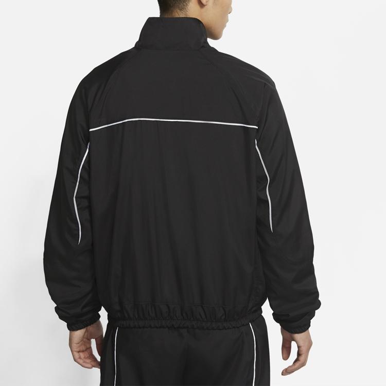 Nike Jackets Men's Black Stand Collar Moderate Other (Unisex) Jackets CV1932 011