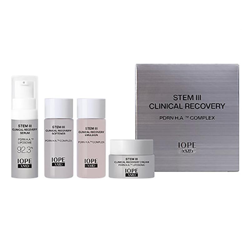 IOPE Stem III Clinical Recovery Mini Set (4 Items) - repair firming set, Korean 1 SET