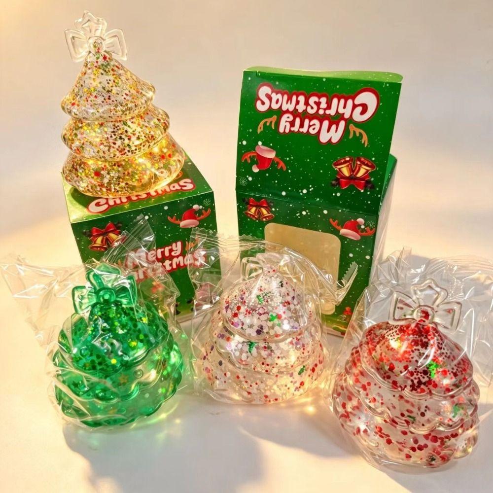 TPR Christmas Squishy Toy Squeezable Christmas Squishy Ornament Party Favors