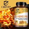 Cordyceps-Extrakt Pilzkapseln, hohe Konzentration an Cordyceps-Essenz, sanft und leicht absorbierbar, für Erwachsene geeignet.
