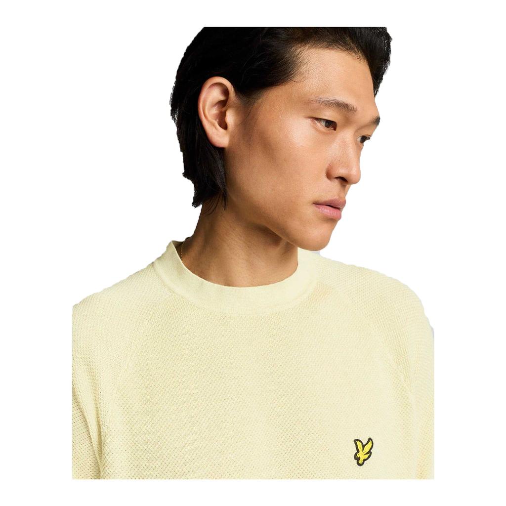 Lyle & Scott Mens Knitted Regular T-Shirt