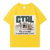 Rapper SZA Ctrl Why Is It So Hard To Accept The Party Is Over Graphic Print Tshirt Unisex WoUnisex Fashion Hip Hop Oversized Tshirt