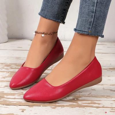 2024 Summer Style Pointed Toe Shallow Mouth Breathable Sports Women's Shoes Casual Comfortable Lightweight Elegant Flat Shoes