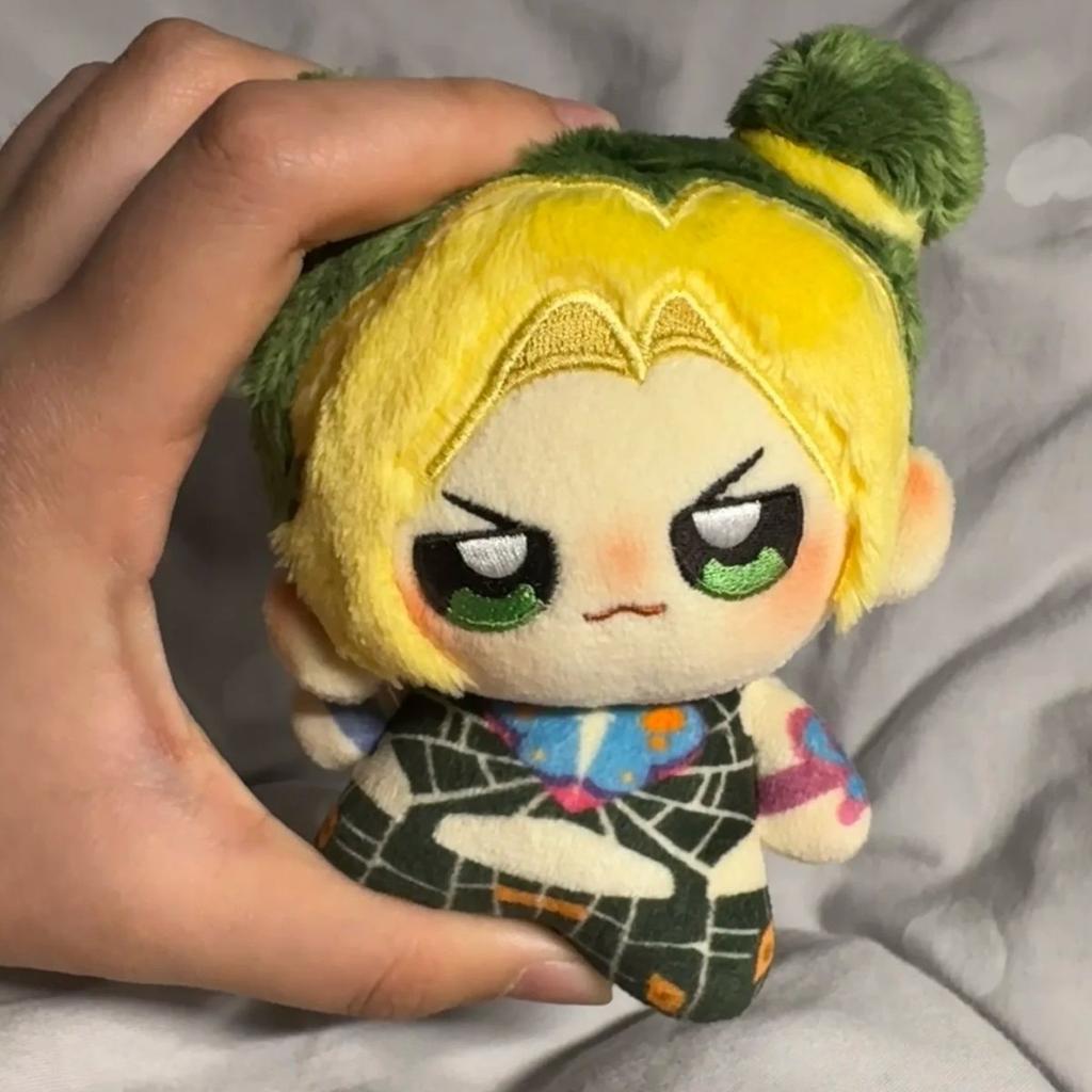 Peluche 10cm Anime Jojo Jolyne Cujoh Cotone Peluche Bambola Nunu - Regalo Sorpresa Perfetto Per Bambini Amici O Ciondolo Per Zaino