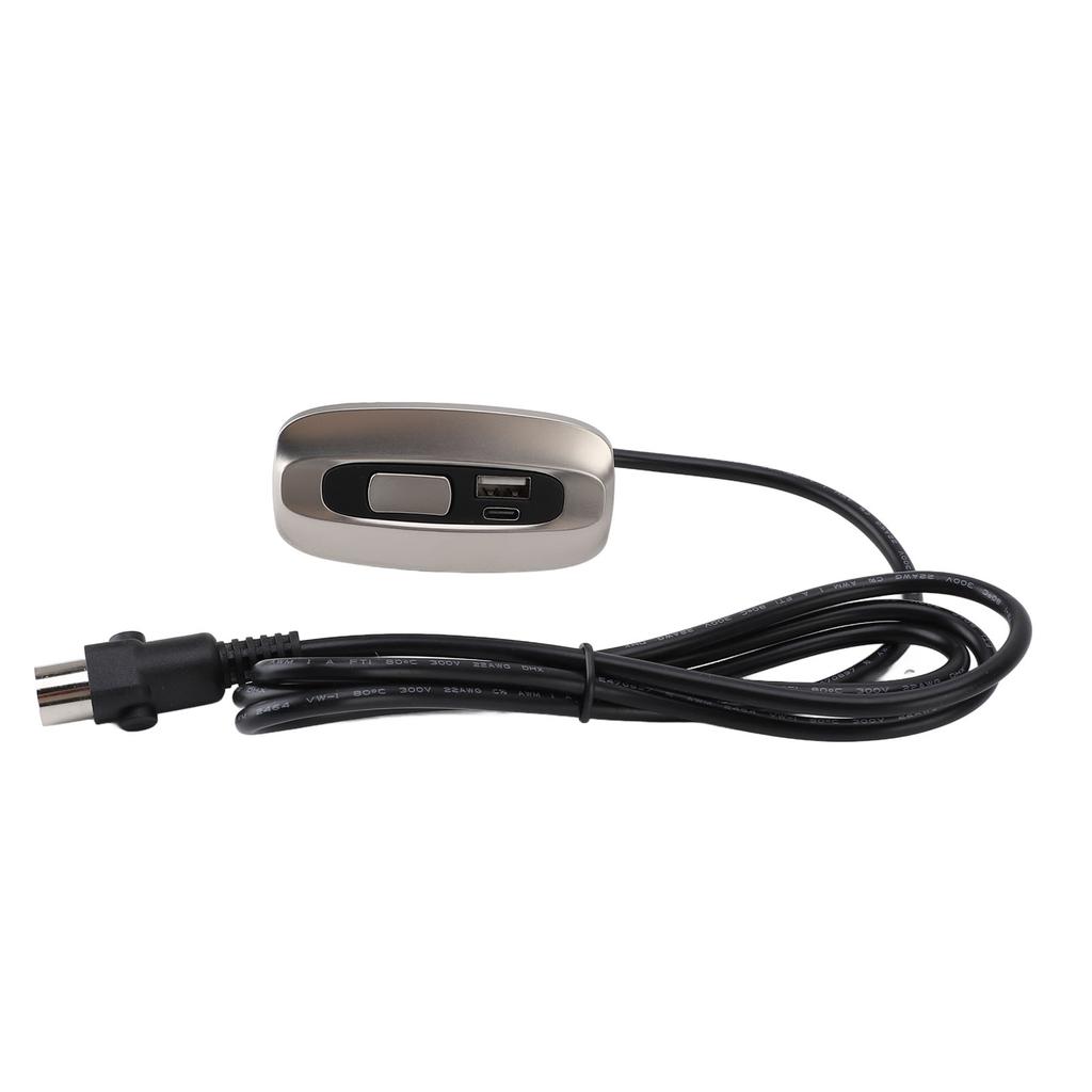 Electric Recliner Switch 5 Pin Lift Chair Remote Hand Controller with USB and Type C Port for Electric Sofa