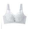 Non-magnetic Lace Latex Thin Fat Girl Large Size Tube Top Without Steel Ring Bra Adjustment Push-up Underwear
