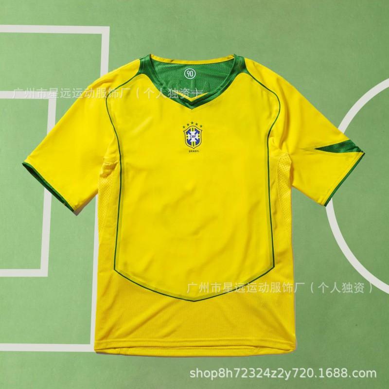Brazil Retro Football Jersey Short Long Sleeve National Team World Cup Vintage Soccer Shirt