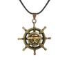 Cute Cartoon Pirate Pendant Necklace High-Value Kawaii Anime Style Alloy Charm Chain Jewelry Accessories for Women Fans Gift