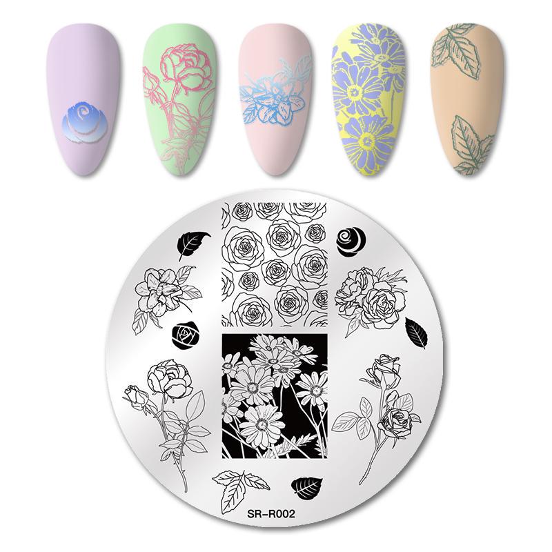 Nail Art Stamping Template Nail Decoration Designed Image Plate