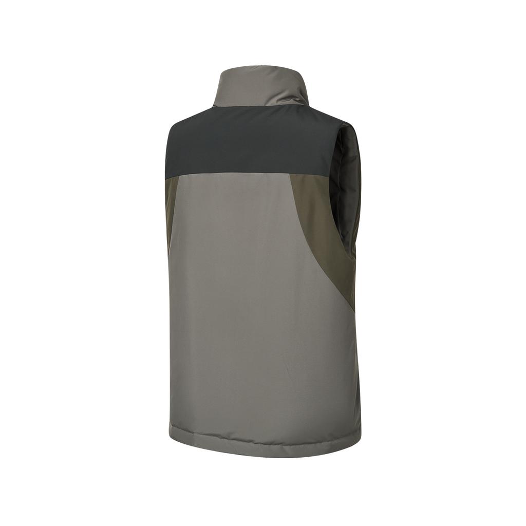 SAUCONY Urban Lifestyle Series Modern Binzhou Logo Stand Collar Sleeveless Down Vest Women Vest SA1250DV91L-GR139