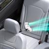 Dual Head Car Cooling Fan with Extension Arm Rechargeable Car Fan 3 Speeds Car Seat Headrest Fan for Back Seat