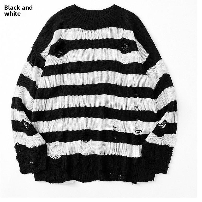 Girlfriend Boyfriend Oversized Knitted Sweater With Breathable Acrylic Fabric For Casual Winter Wear