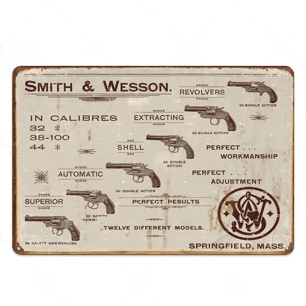 Retro Shooting Winchester Colts Metal Plaque Plate Painting Iron Tin Sign Wall Art Picture For Hunters Home Living Room Decor