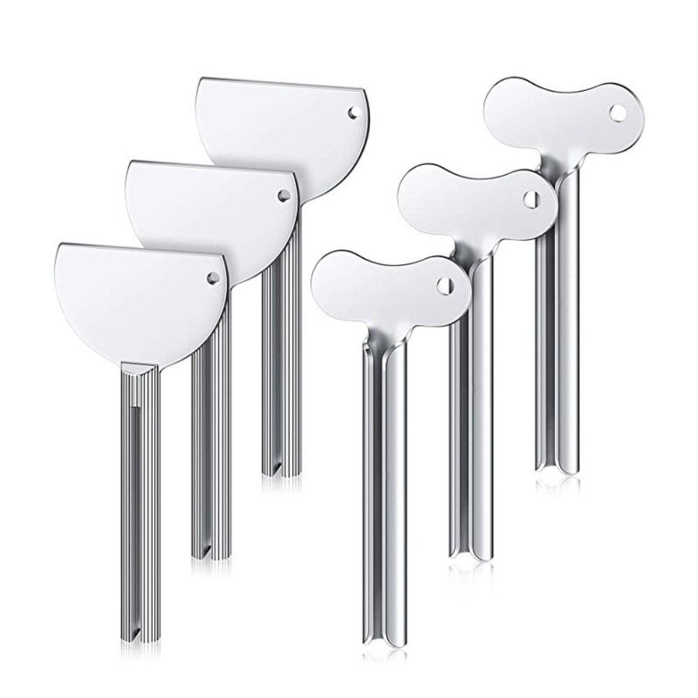 

High Hardness Tube Squeezer Multifunctional Metal Tube Squeezer Tube Wringer Bathroom Accessories 6pcs