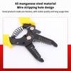 Multifunctional Wire Strippers 6 Inch Wire Cutters Cable Stripper Cable Wire Crimping Wire Stripper Pliers Tools