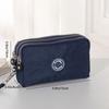 Portable Handheld Cell Phone Wallet, Triple Zipper Ladies Clutch Bag, Large Capacity Handheld Coin Purse