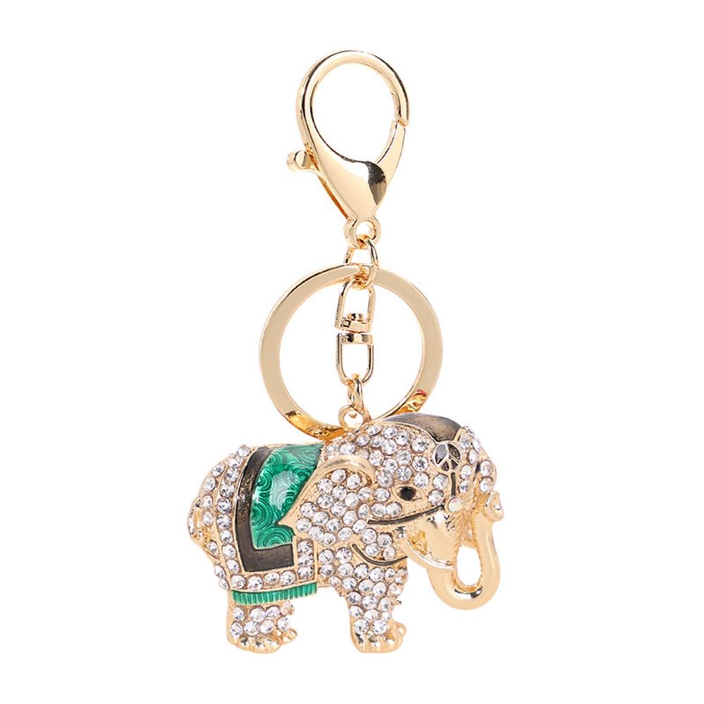 Animal Cute Elephant Girl Bag Pendant Decoration Gift (Yellow)