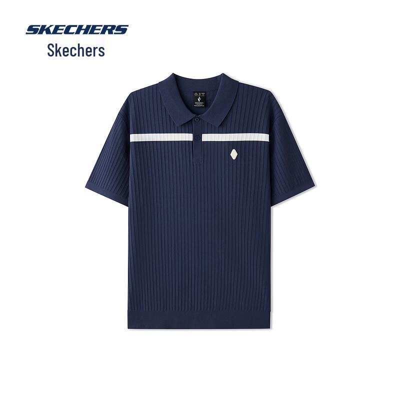 Skechers Men s Polo Knit Short Sleeve Shirt L