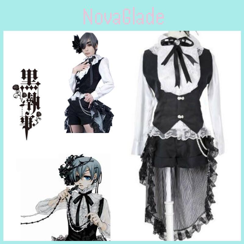 Exquisite Black Butler Ciel Phantomhive Cosplay Costume With Perfect Stitches