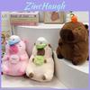 Capybara Plush Backpack Cartoon Soft Material For Students And Daily Use