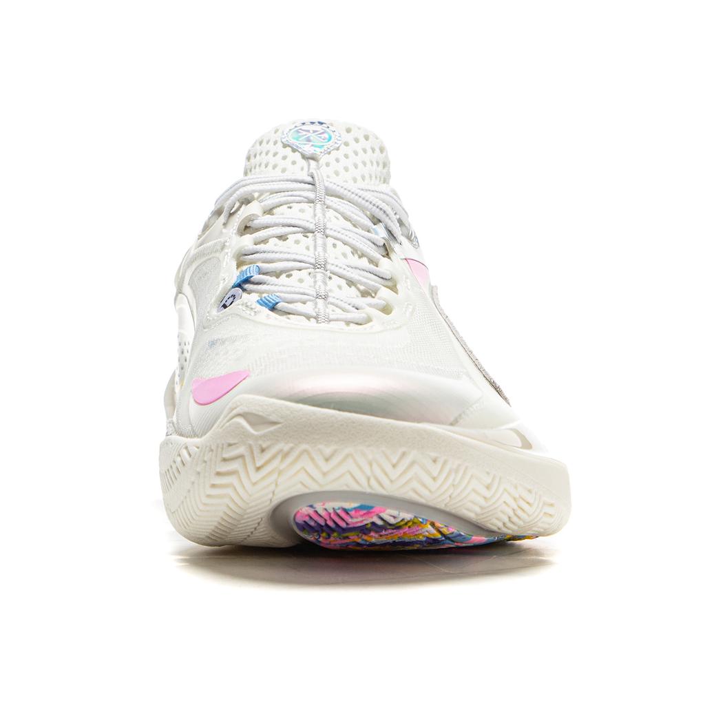Li Ning Wade 808 5 ULTRA Basketball Shoes Men's Low Top Champagne White ABAV015-8