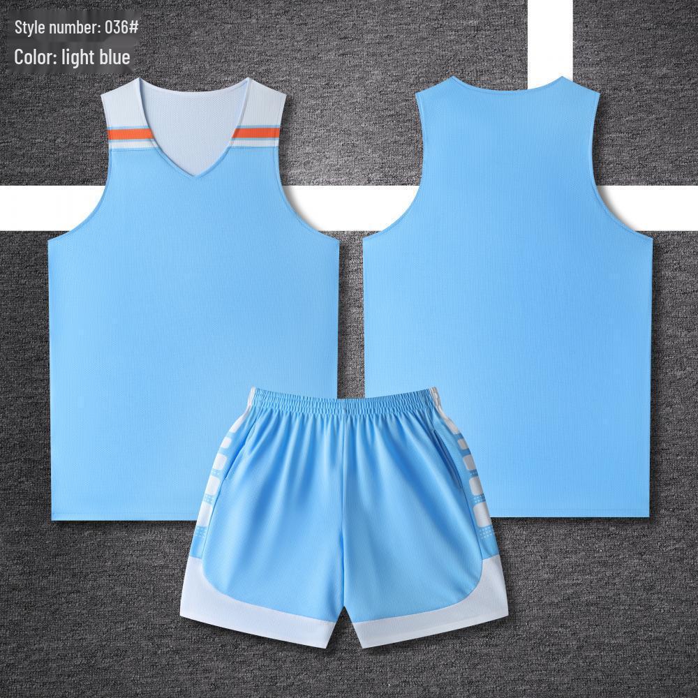 

American Style Double-Sided Quick-Drying Breathable Basketball Uniform for Adults & Children - School & Group Activities. XXL