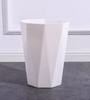 Minimalist Diamond Shaped Household Trash Can Without Lid Durable Plastic Waste Bin for Bathroom Office Bedroom