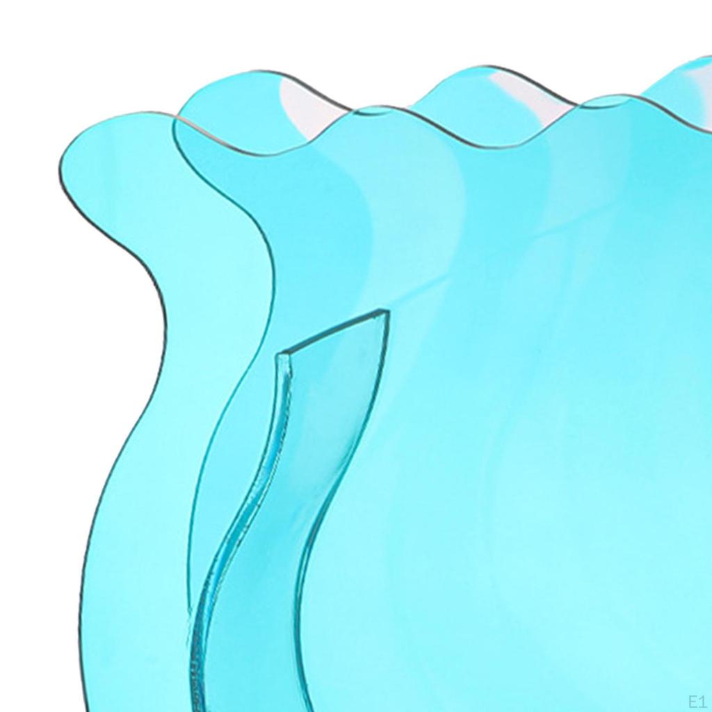 Acrylic Flower Vase Decorative Art Vases Bouquet Holder Contemporary Floral Container Table