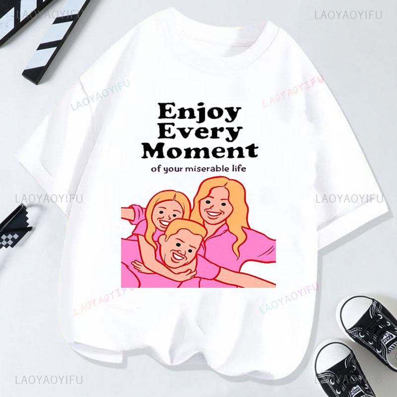 

Joan Cornella TShirt Spanish Black Humor Funny Cotton Printed Tee Satirical Cartoon Unique Clothing Camisa Novelty Trend Tees 5XL різнокольоровий