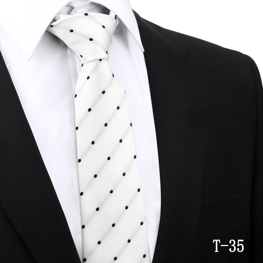 Handmade Paisley Stripe Jacquard Polyester Tie, 7.5cm