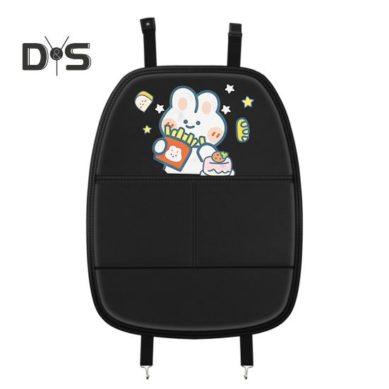 

Защитный чехол для заднего сиденья автомобиля из искусственной кожи, водонепроницаемые коврики с карманами для хранения, прочный чехол для заднего сиденья для детей, универсальная посадка для внедорожников, грузовиков B