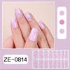 French Tip Nail Sticker Glittering Nails Polish Stickers Flowers Gels Nail Strips Nail Art Decortions Manicures Supplies