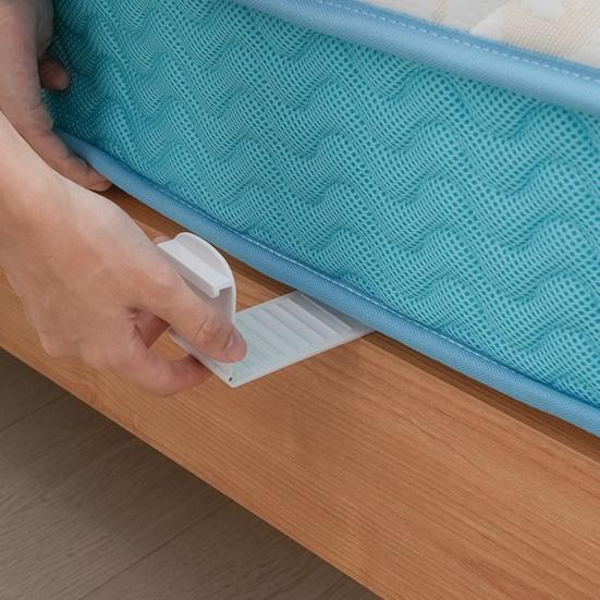 4Pcs Bed Sheet Holder with Lock Strip Non-slip Bedsheet Corner