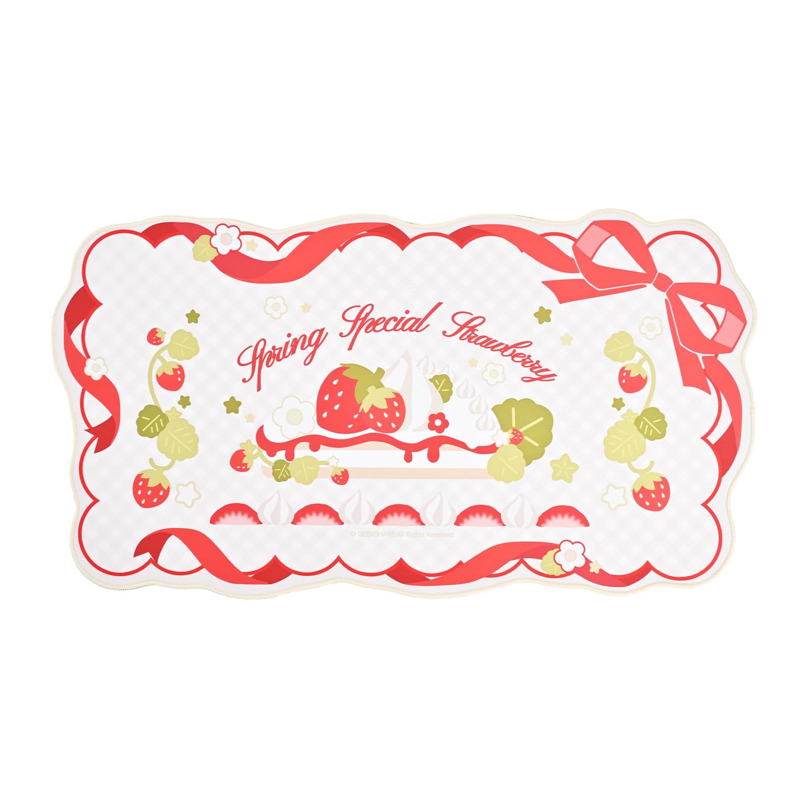 

GeekShare Mouse Pad Desktop Rubber Base Large Gaming Mouse Pad Stitched Edges Washable Cute Design for Home Office Work Girls Birthday Gift