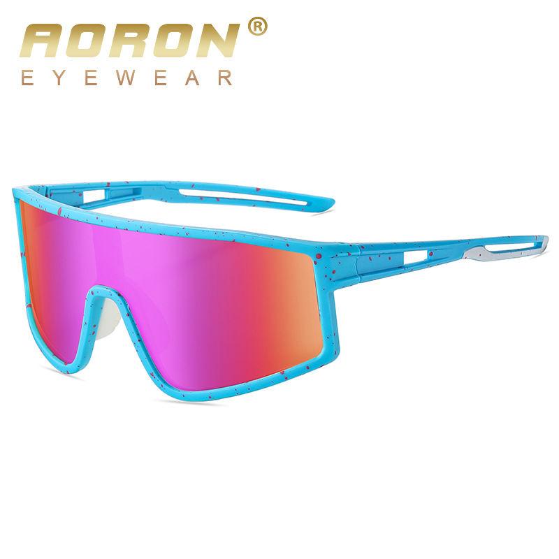 aoron PC Frame Polarized Sunglasses Outdoor Fashion Sport Driving Fishing Glasses UV400 Anti Glare Skiing Goggles