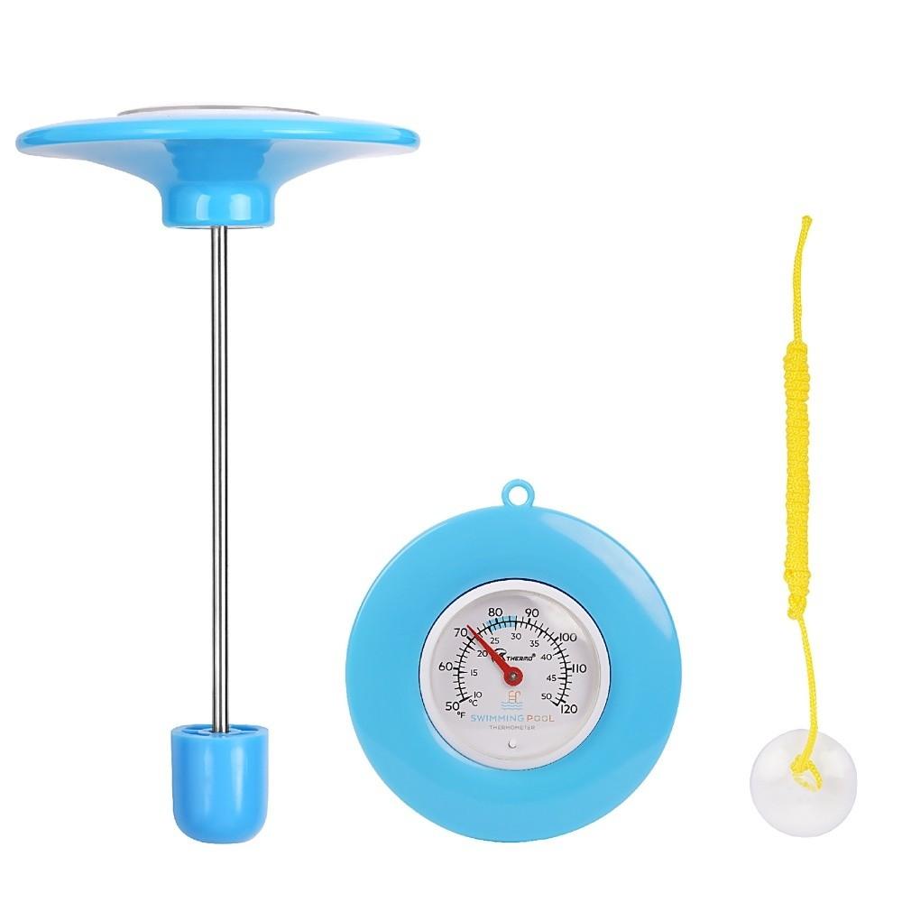 Waterproof Water Thermometer Wireless Swimming Pool Thermometer Digital Thermometer Outdoor Pool Light blue A style