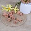 12Pcs Dollhouse 1:12 Miniature Flower Pot Handmade Red Clay Pot Garden Home